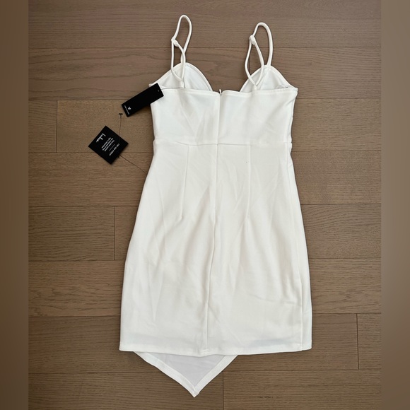 NWT- Lulus White Mini Dress - Picture 5 of 9